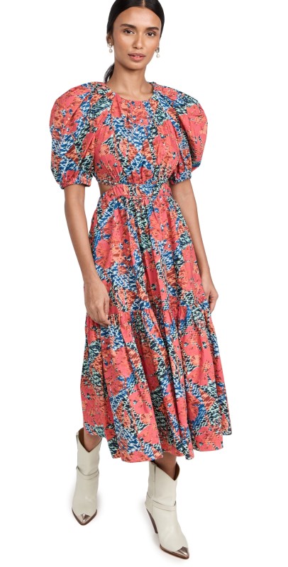 Ulla Johnson Claire Dress Flamingo