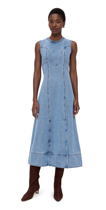 Hunter Bell Sedona Dress Vintage Denim