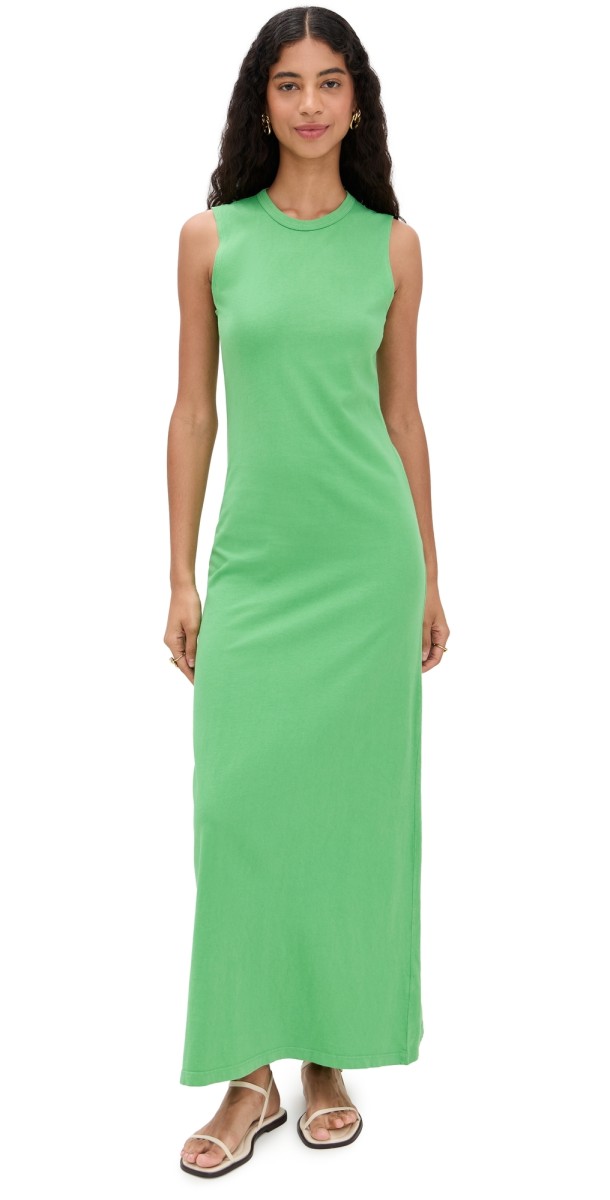 Leset Margo Sleeveless Maxi Dress Grass