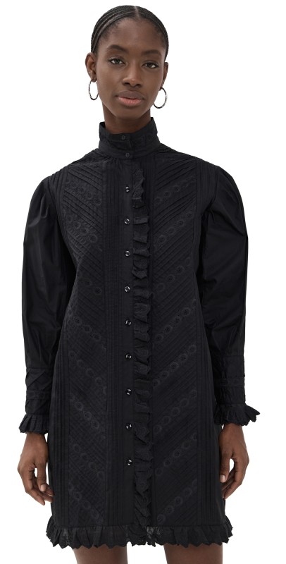 Mille Mika Dress Black Poplin