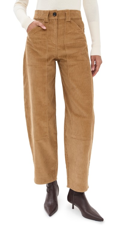 CO Corduroy Patch Pants Camel