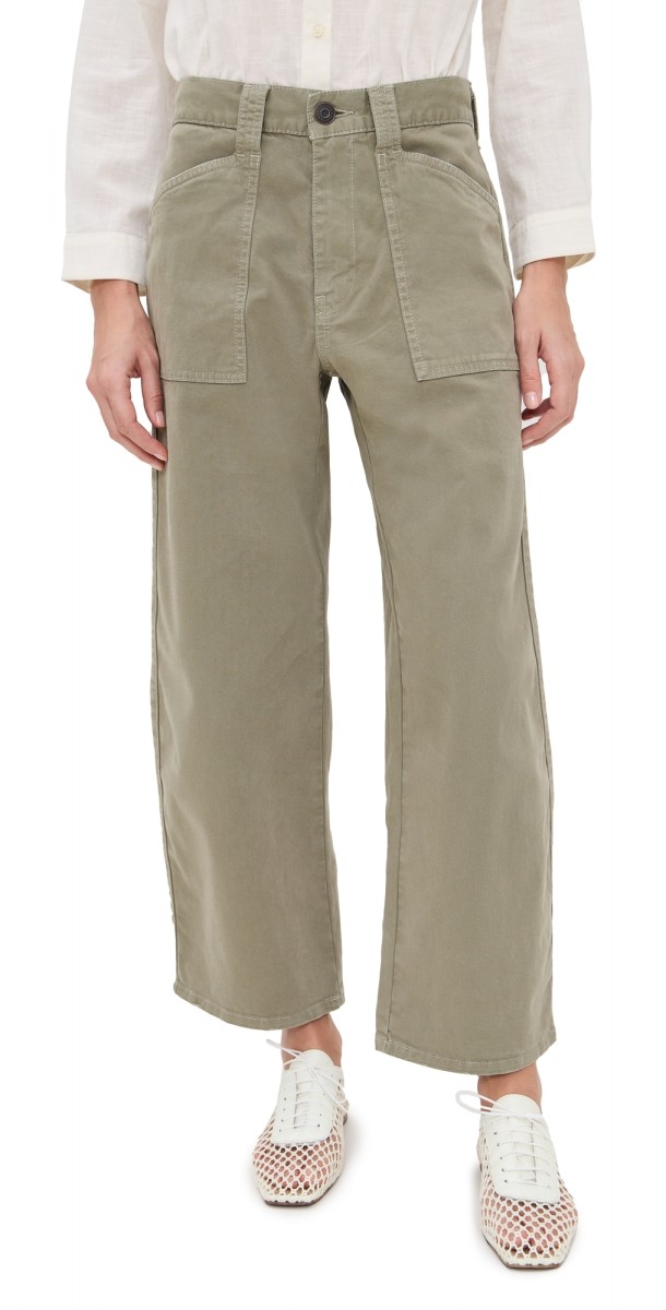 MOUSSY VINTAGE MV Pomonok Gusset Cargo Pants Khaki