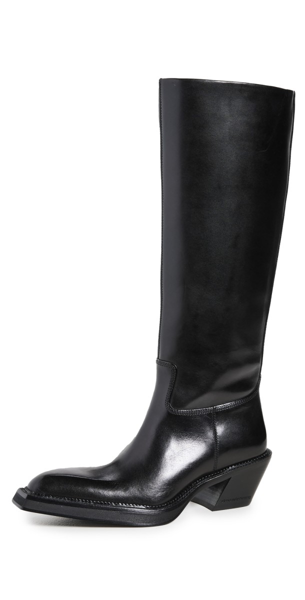 Alexander Wang Donovan Riding Boots Black
