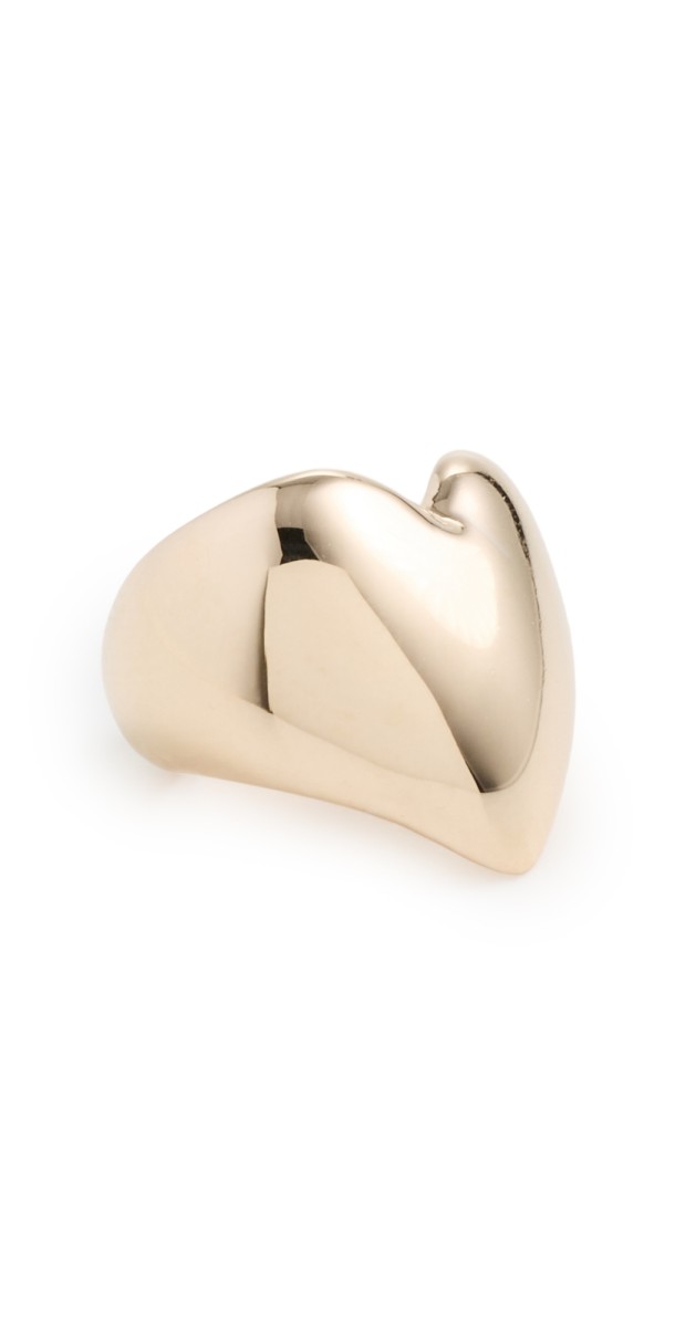 Annika Inez Heart Earcuff Gold