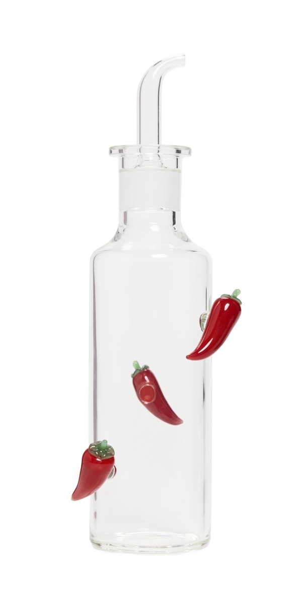 Maison Balzac Chili Bottle Clear/Red