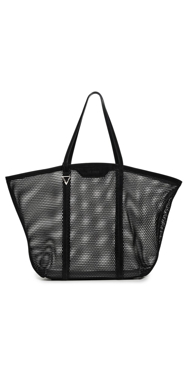 The Attico Via Del Mare Tote Bag Black