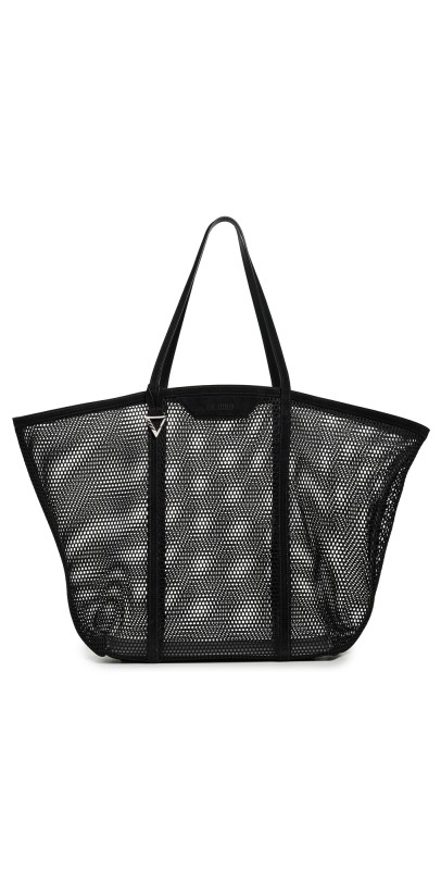 The Attico Via Del Mare Tote Bag Black
