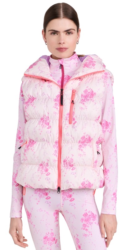 Bogner Fire+Ice Bogner Fire + Ice x LoveShackFancy Naima Vest Magenta Glow