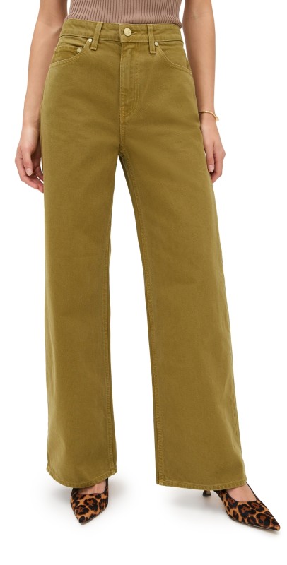 Ulla Johnson The Willow Baggy Leg Jeans Argan