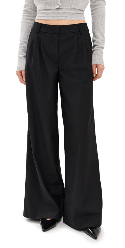 Joe's Jeans The Dani Wide Leg Trousers Black