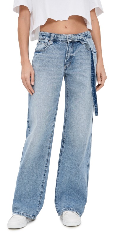 ABRAND 99 Baggy Belt Liv Jeans Light Vintage Indigo
