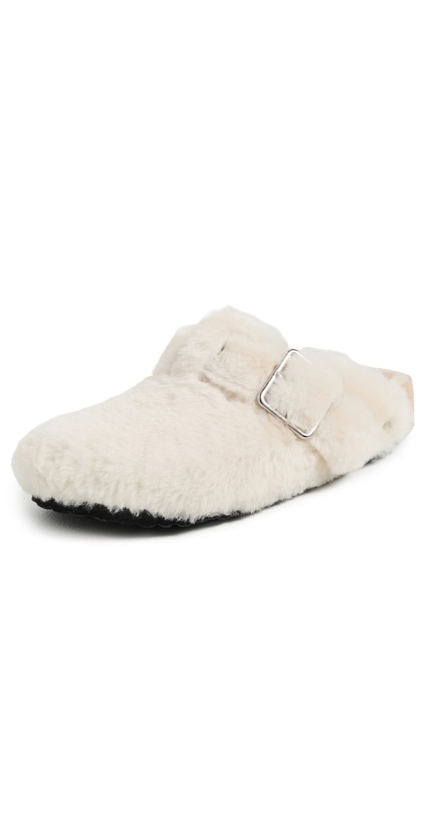 Birkenstock 1774 Boston Shearling 1774 Clogs Cream