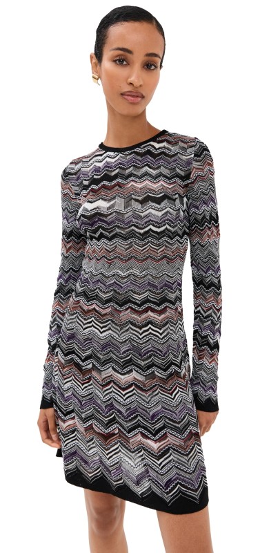 Missoni Short Dress Dark Tones