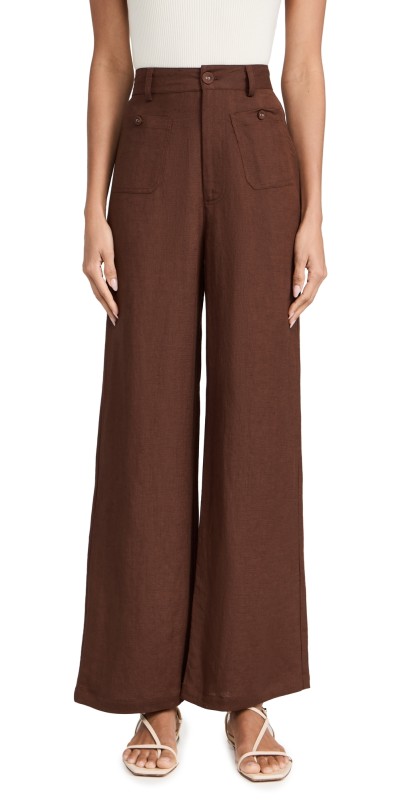 Rolla's Sailor Linen Pants Cocoa