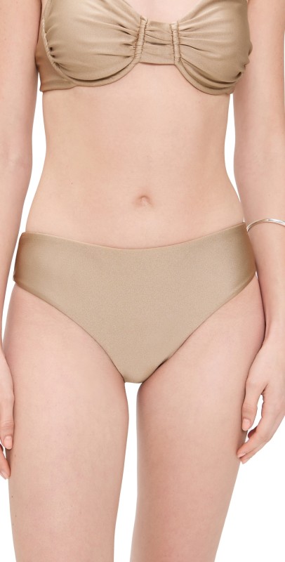 JADE Swim Daya Bottoms Taupe