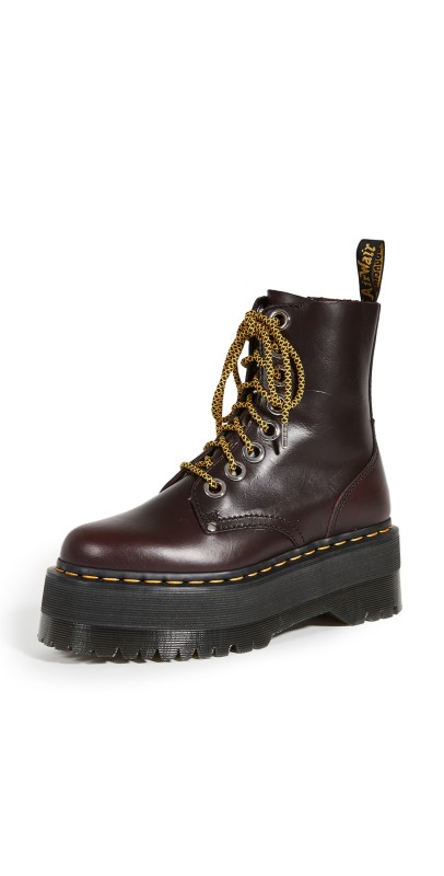 Dr. Martens Jadon Max 8 Eye Boots Oxblood Atlas