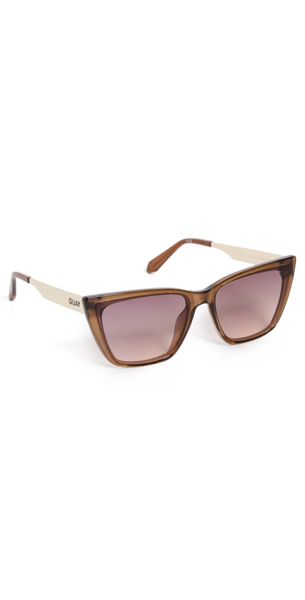 Quay Call The Shots Remixed Sunglasses Coffee/Brown Faw