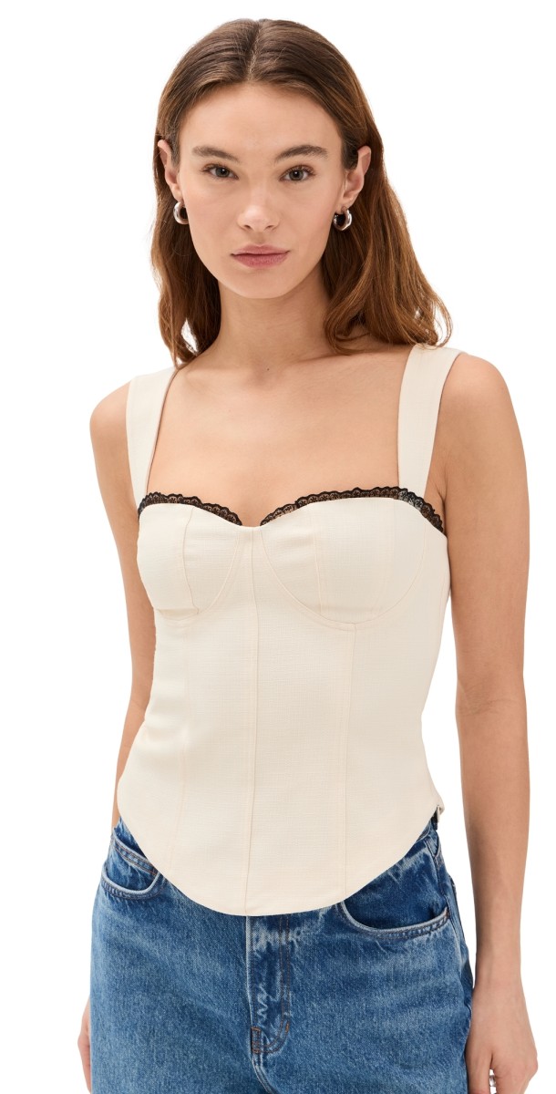 Reformation Alisa Top Ivory