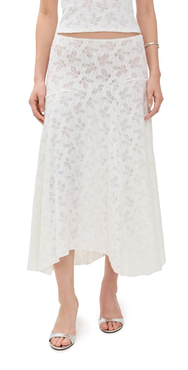 Lioness Tidal Midi Skirt Foam