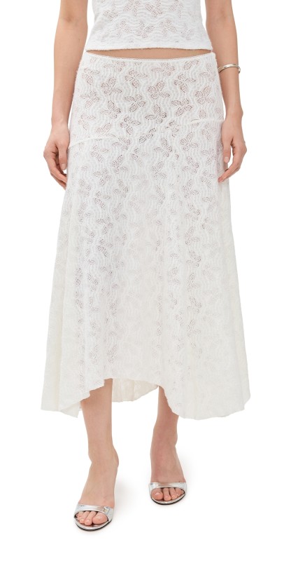 Lioness Tidal Midi Skirt Foam