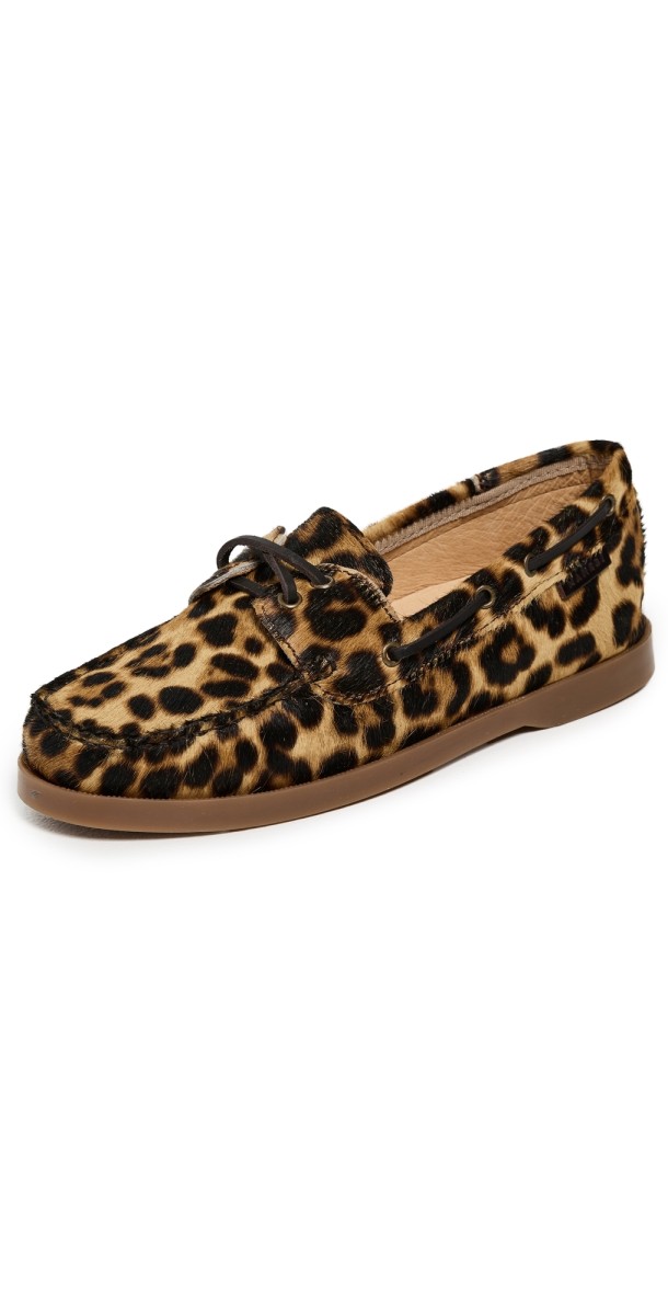 Manebi Boat Shoes Leopard