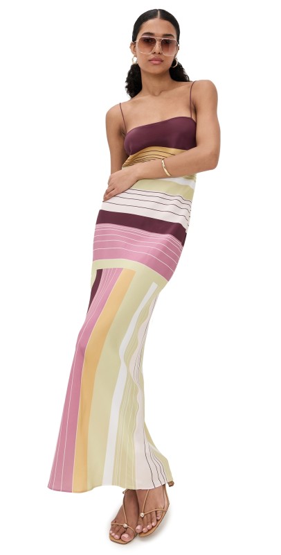 SIR. Fontana Slip Dress Elisa Stripe