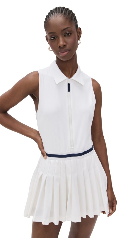 The Upside Renshaw Beth Pleated Dress White