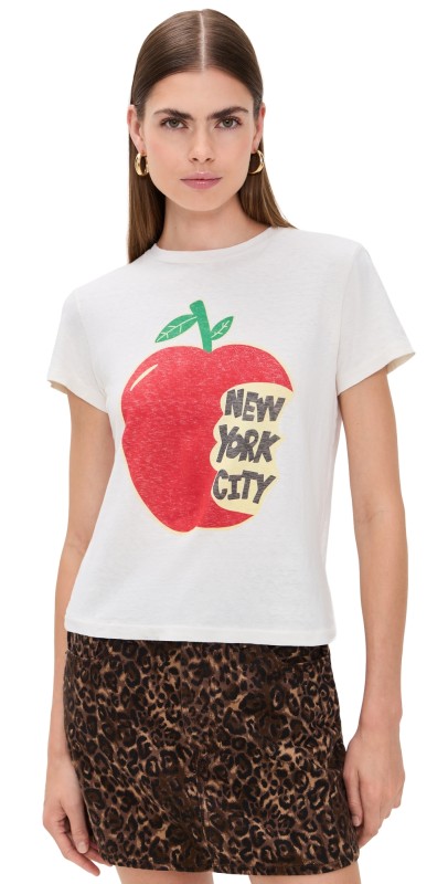 RE/DONE NYC Classic Tee Vintage White