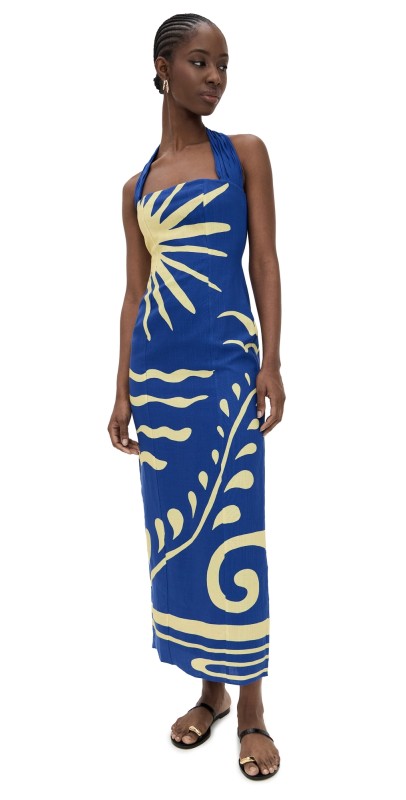 Cala de la Cruz Gala Dress Malibuazul
