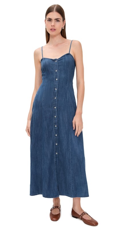 Z Supply Angel Eyes Dress Medium Indigo