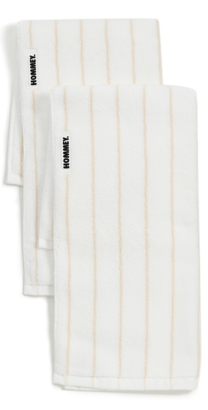 Hommey Hand Towel 2 Pack Biscuit