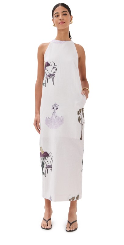Isla & White Clara Dress Veranda