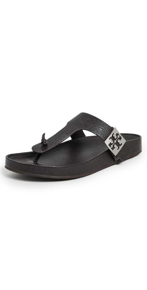Tory Burch Mellow Thong Sandals Cocoa
