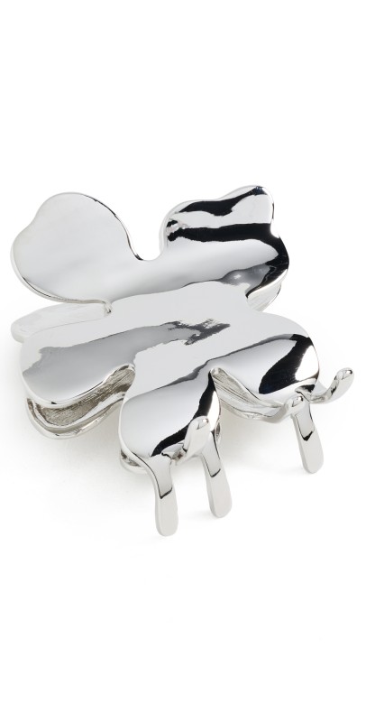 Lele Sadoughi Lily Claw Clip Silver