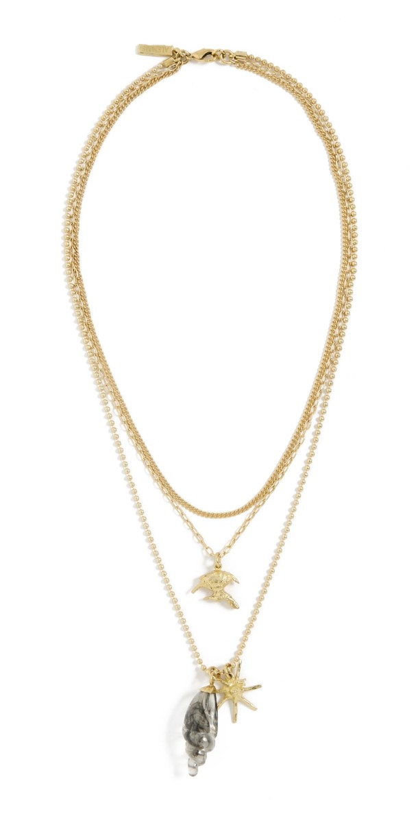 ALÉMAIS Reverie Chain Charm Necklace Gold