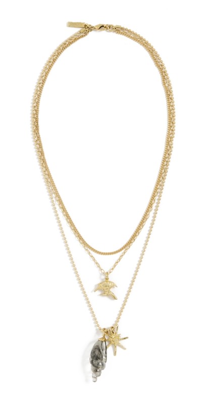 ALÉMAIS Reverie Chain Charm Necklace Gold
