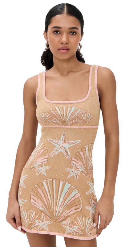 Retrofête Kensington Knit Dress Metallic Multi