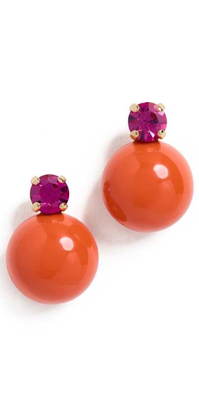 Rachel Comey Bramsgrove Earrings Coral