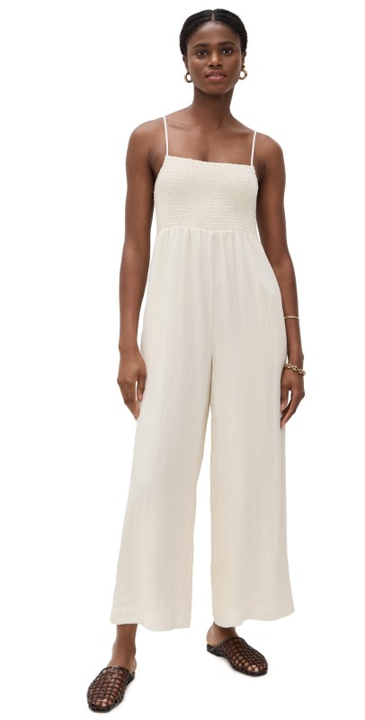 Z Supply Beachside Jumpsuit Sea Salt