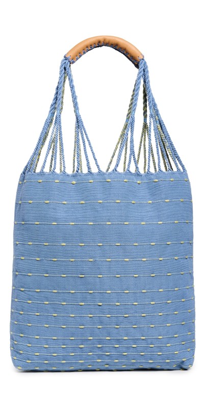 Mercado Global Apolonia Tote Lime Sky