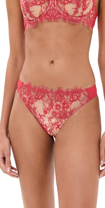 Skarlett Blue Skarlett Blue Entice Thong Bright Cherry/Nylon