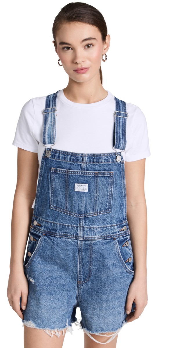 Levi's Short Overalls Medium Indigo