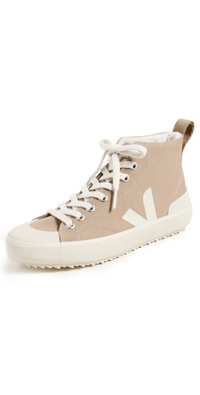 Veja Nova High Top Sneakers Dune Pierre