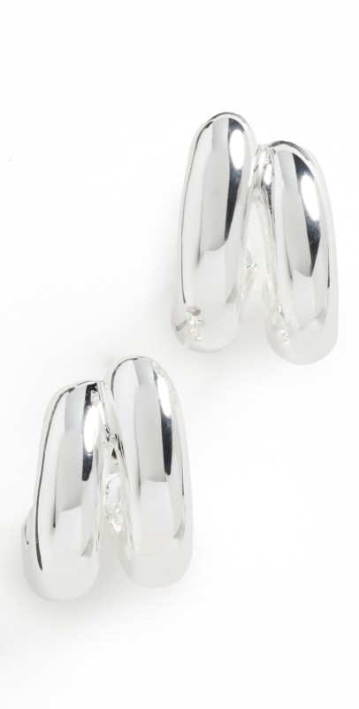 Jenny Bird Mini Florence Earrings Silver