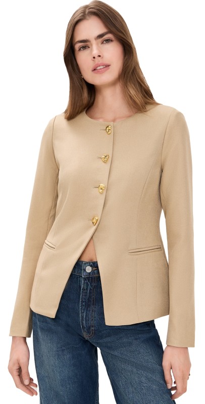 4th & Reckless Polly Blazer Camel