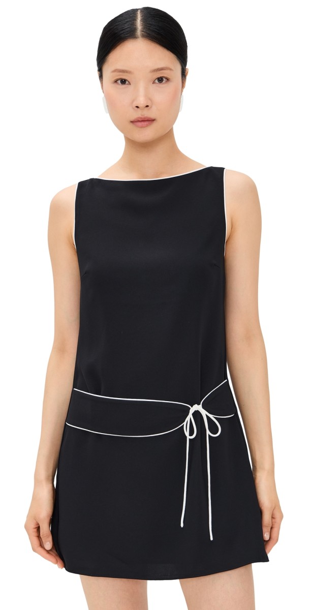 Amanda Uprichard Scotlyn Dress Black/Ivory