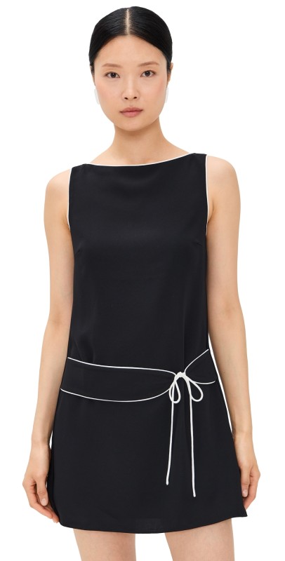 Amanda Uprichard Scotlyn Dress Black/Ivory