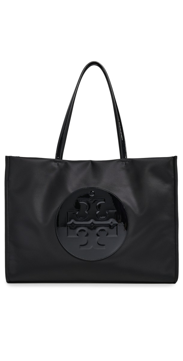 Tory Burch Ella Patent Tote Black