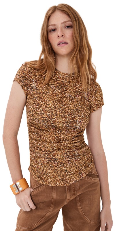 Isabel Marant Maelie Top Ochre