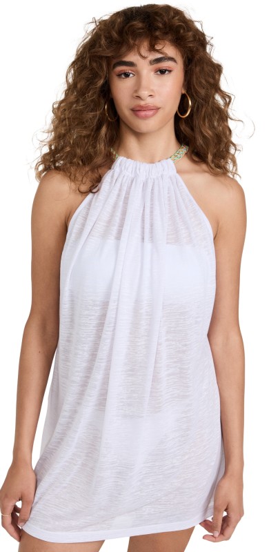 Pitusa Aegean Mini Cover Up Whit